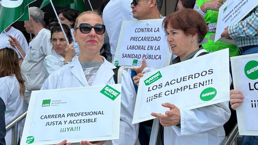 Protesta de SATSE por la Carrera Profesional del SAS